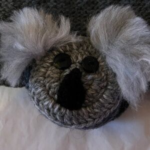 NWT::Handmade Fair Trade Artisan Peruvian Bolivian Koala Bear Headband Earmuffs